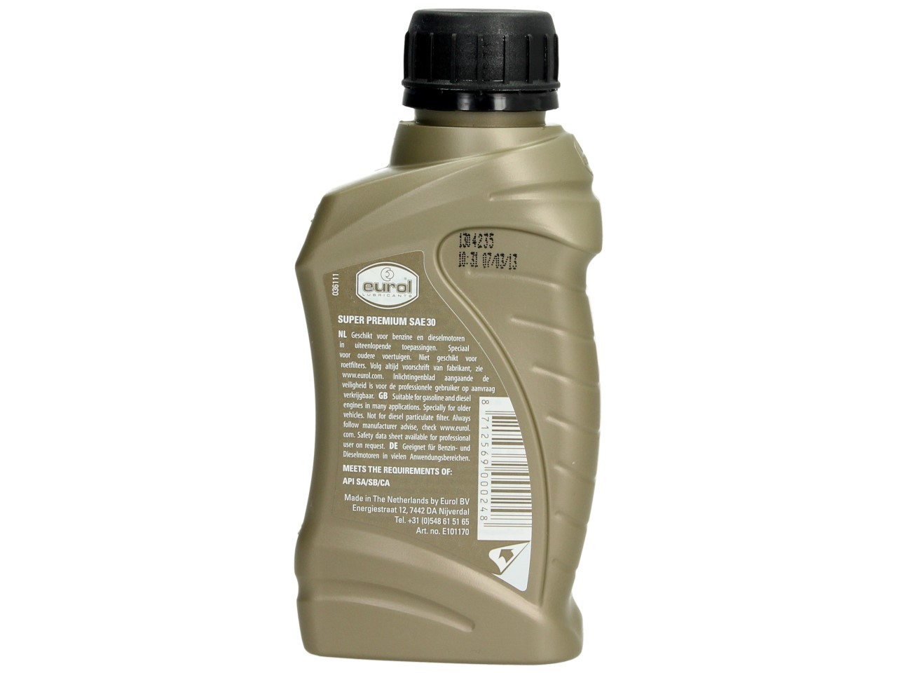 Eurol Getriebeöl, SAE 30, Eurol SAE 30, 0,250 l, E101170